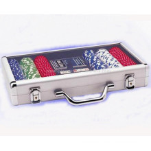 Aluminum Poker Chip Case New Red